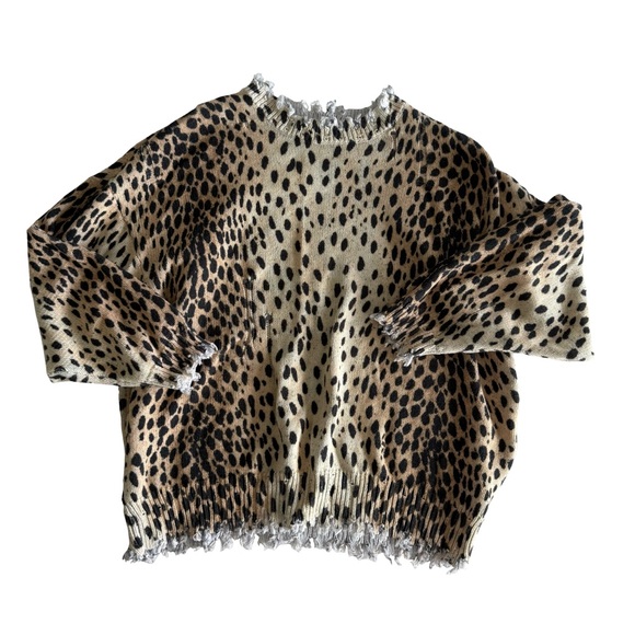 R13 Sweaters - Leopard Print Sweater